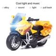 thumbnail image 4 of Vehicle Toy, Motorcycle Car Motorbike Model, For Toddlers Kids Children Yellow, 4 of 8