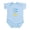 Sky Blue, variant on CafePress - Ice Ice Baby Infant Bodysuit - Baby Light Bodysuit, Size Newborn - 24 Months