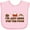 AD-Pink, variant on Inktastic I'm Just Here for the Food Boys or Girls Baby Bib