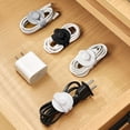 thumbnail image 4 of WUSUOWEI Silicone Ties,Cable organizer,Adjustable Cable Ties,Multipurpose Wire organizer for Bundling Earphone,Phone Charger,Computer Cords,Home Use,Travel,3PCS, 4 of 9