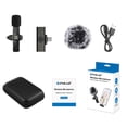 thumbnail image 4 of Micrófono de computadora en vivo Streaming Vlogging Video Chat Clip-on Bluetooth Compatible con Solapa Mic Mic Auto Par 360 grados Pickup Type 3 Eigraketly EL005606-03B, 4 of 7
