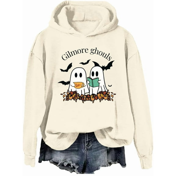 Gilmore Ghouls Hoodie Stars Hallow Sweatshirt Funny Halloween Shirt Ghost Unisex Tops