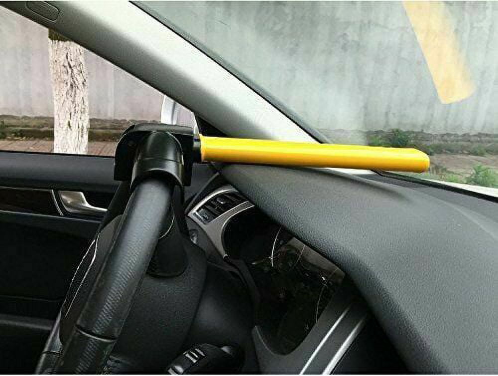 Phyun Anti-Theft Device Heavy Duty T Style Car Steering wheel security lock anti theft lock steel Security Device