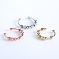 thumbnail image 2 of New Product Rotating Micro-motion Beads Women's Men's Anxiety Ring Adjustable Thin Bead Ring, 2 of 4