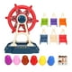 thumbnail image 1 of Juego de noria giratoria para niños 6 muñecas 6 sillas noria de rotación eléctrica juguete música feliz superficies suavizantes para juego diario ANGGREK Otros, 1 of 7