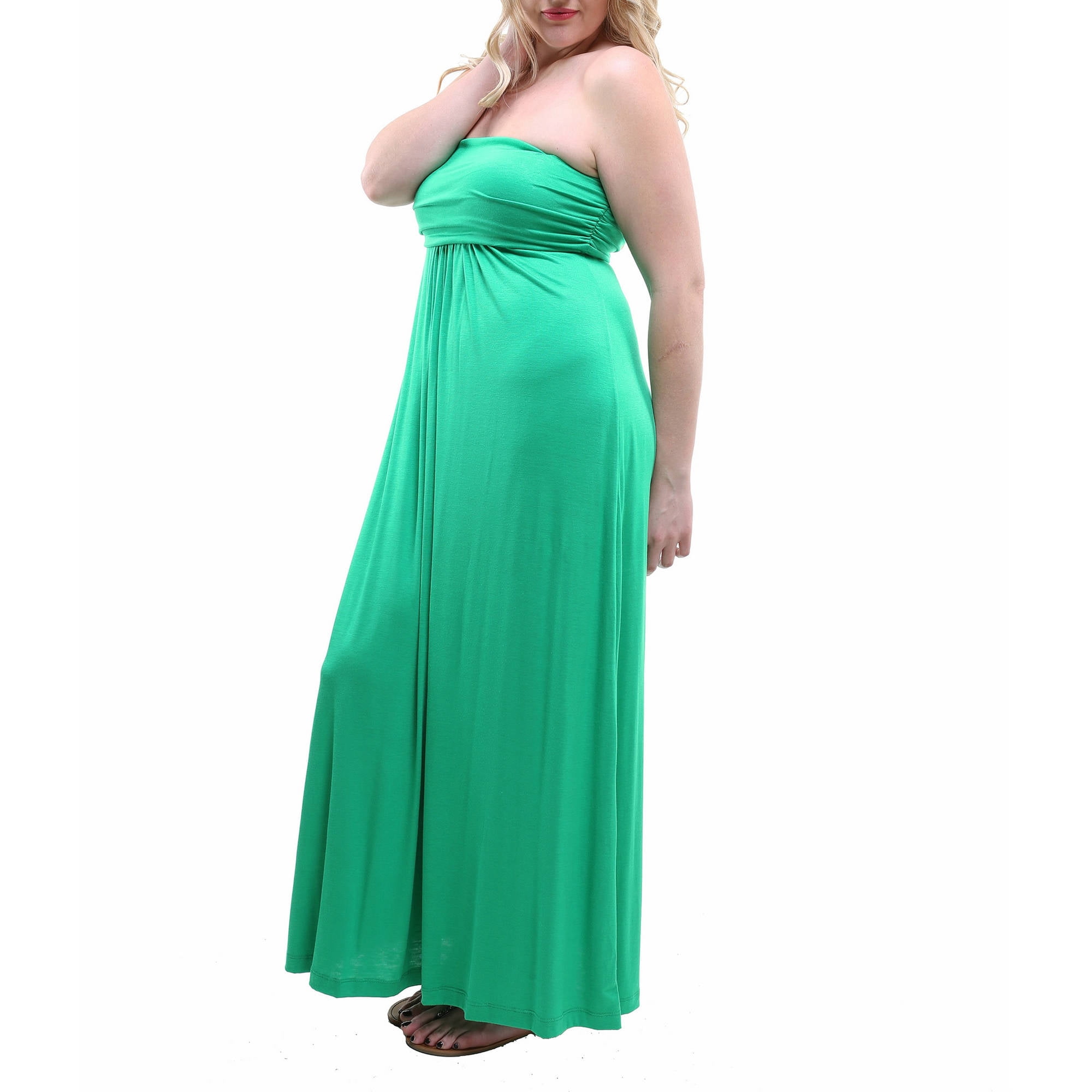 Women's Plus Maxi Tube Dress