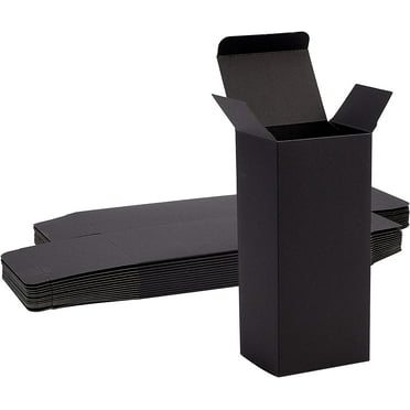 Rectangle Paper Boxes for Glasses Packaging Black 17x6.2x7.9cm