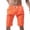 Orange, variant on ibiyuan Athletic Work Short Pants Men Shorts Gym Shorts Chinos Short Loose-Fit Stretch Elastic Waist Sweat Shorts Men Drawstring Straight-Fit Biker Shorts Women Summer Beach Shorts