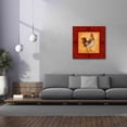 thumbnail image 4 of Epic Graffiti 'Rooster 4' by Viv Eisner, Canvas Wall Art, 37"x37", 4 of 8