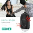 thumbnail image 2 of ORIA 2pcs Personal Alarm Siren 130dB Safesound Personal Alarms for Women Keychain with LED Light, Emergency Self Defense for Kids & Elderly, Security Safe Sound Safety Siren, Blsck&White, 2 of 7