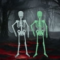 thumbnail image 5 of Esqueleto Que Brilla En La Oscuridad Accesorios De Halloween Decoraciones Para Bares Y Casas Esqueleto Fluorescente Decoraciones Divertidas De Halloween, 5 of 5