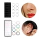 thumbnail image 2 of 5 uds anillo de nariz de acero quirúrgico Clicker Piercing para tabique Clicker oreja labios cartílago Piercing pendiente hélice tabique Cliker nariz Ring10mm Gao Jinjia LED, 2 of 2