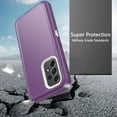 thumbnail image 3 of AggXpf Samsung Galaxy A54 5G Case, Rugged Protective Phone Case, Heavy Duty Drop Protection Cover for Galaxy A54 5G, Purple&White, 3 of 5