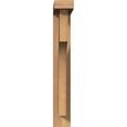 thumbnail image 2 of Ekena Millwork 3 1/2"W x 16"D x 24"H Westlake Block Smooth Bracket w/ Offset Brace, Western Red Cedar, 2 of 25