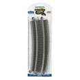 thumbnail image 2 of Bachmann HO Scale Nickel Silver/Gray EZ-Track 33.25in Radius 12-Degree Curve (4 2 of 14