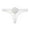 White, variant on Varsbaby Women's Thongs Panties Lace Thongs Rabbit Tail for Women