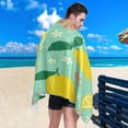 thumbnail image 4 of Dreamtimes Lemon Blossom Beach Towel,Absorbent Quick Dry Sport Towel Oversized Lightweight Soft Bath Towel for Travel Sports Pool Swimming Bath Camping 30x60in, 4 of 7