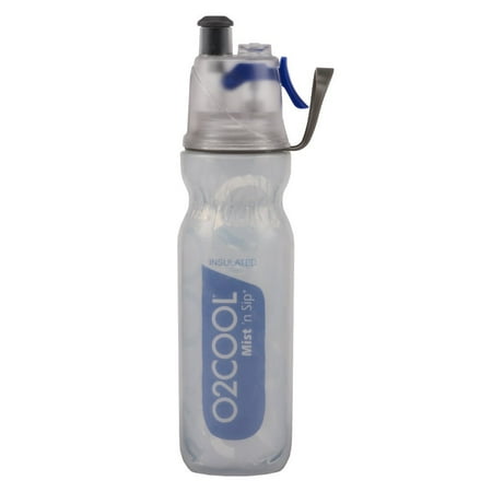 O2COOL ArcticSqueeze Insulated Mist ‘N Sip Squeeze Bottle, 20 oz,