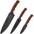 thumbnail image 2 of 3 Piece Essential Chef Knife Set // Orange, 2 of 6