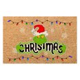 thumbnail image 2 of Felpudo de fibra de coco con el Grinch Felpudo navideño con el Grinch – Felpudo navideño antideslizante y lavable con parte trasera de goma, alfombra de invierno para la alegría navideña Felpudo de bi, 2 of 6