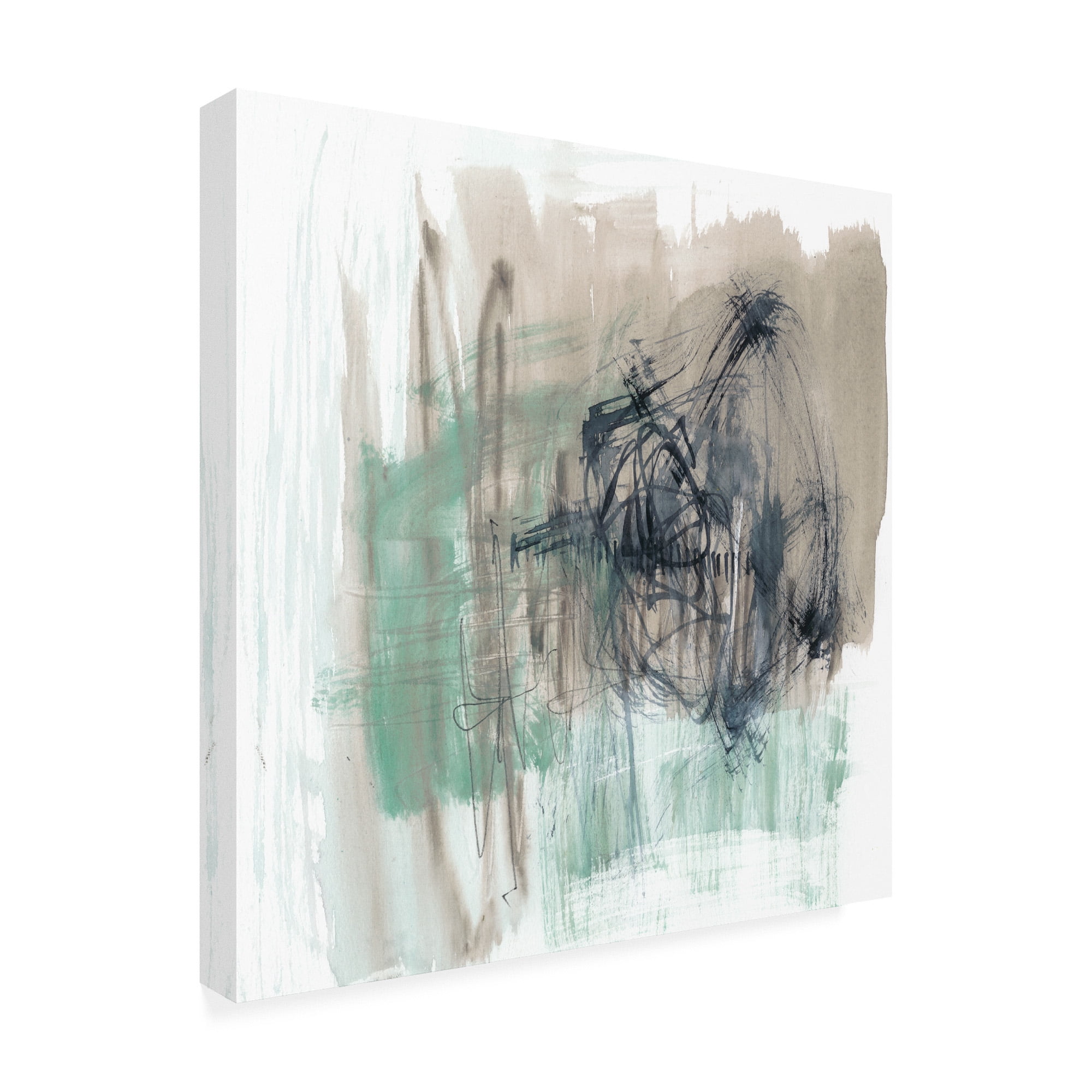 Trademark Fine Art 'Scribble Scrabble I' Canvas Art by Jennifer Goldberger
