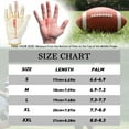 thumbnail image 2 of HANDLANDY Mens Football Gloves, Sticky Wide Receiver Flag Football Gloves for Adult & Youth, 2 of 7