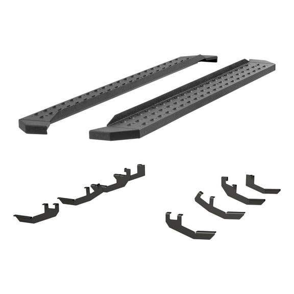 ARIES 2055538 RidgeStep Black Steel 6-1/2 x 85-Inch Truck Running Boards, Select Honda Ridgeline