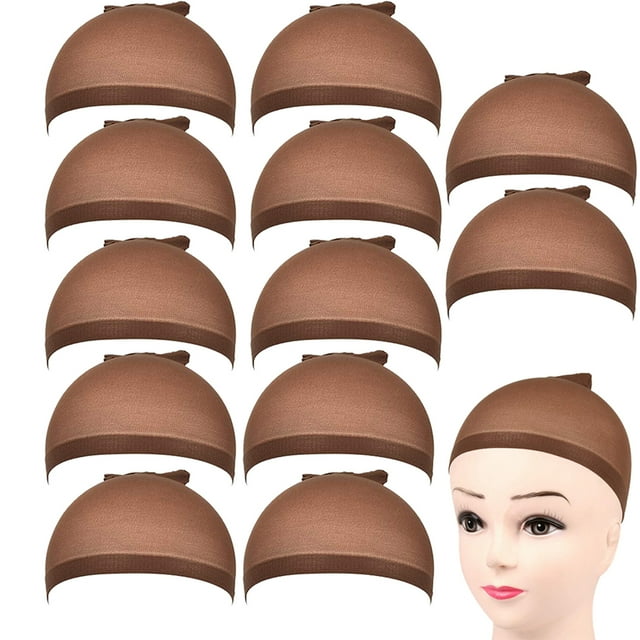 Bonnet en Filet Haute Élasticité Respirant Bonnet en Dôme Bonnet en Filet pour Perruque Bonnet en Maille pour Femmes