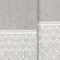 thumbnail image 2 of Linum Home Textiles 100% Turkish Cotton Arian 2PC Cream Lace Embellished Bath Towel Set, 2 of 2