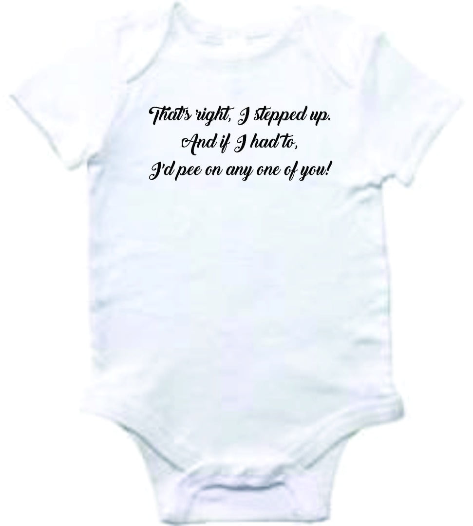 My Mom Is Hotter Than Your Cute Funny Outfit Baby Kids Gift Black Baby One Piece 