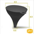thumbnail image 2 of YBM Home Small Plastic Funnel for Water Bottle Liquid Transfer Food Grade, 4.5"H x Upper Diameter 4.5", 2 of 5