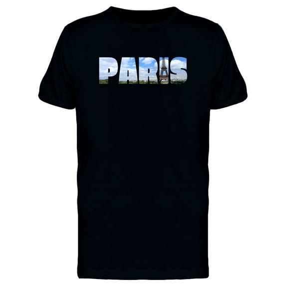 Paris, France, Travel Lovers T-Shirt Men -Image by Shutterstock, Male XX-Large
