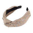 thumbnail image 4 of Unique Bargains 1 Pc Headband Sequins Hair Accessories for Women Khaki, 4 of 5