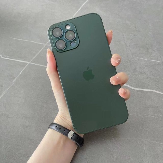 Funda Protectora De Vidrio Mate De Alta Calidad Compatible Con IPhone 14 13 12 11 Pro 14 Max Cubierta Trasera Dura Antihuellas Dactilares Película