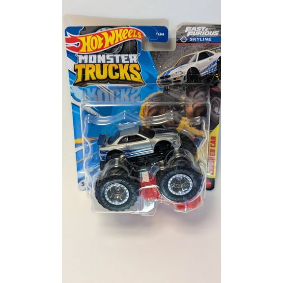 Hot Wheels FAST & FURIOUS Nissan SKYLINE GT-R R34 Monster Trucks HWMT 4X4