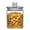 Clear/0.5 gal, variant on Restaurantware Glass Storage Containers - 1 Count 6 Liter Airtight Kitchen Canisters - Pantry Jars With Lids For Food - Clear Crystal Glass
