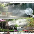 thumbnail image 3 of Outdoor Misting Fan Kit - Efficient Cooling System for Hot Summer Days - Durable and Environmentally Friendly - Wide Application - 26ft Tube Length, 3 of 7