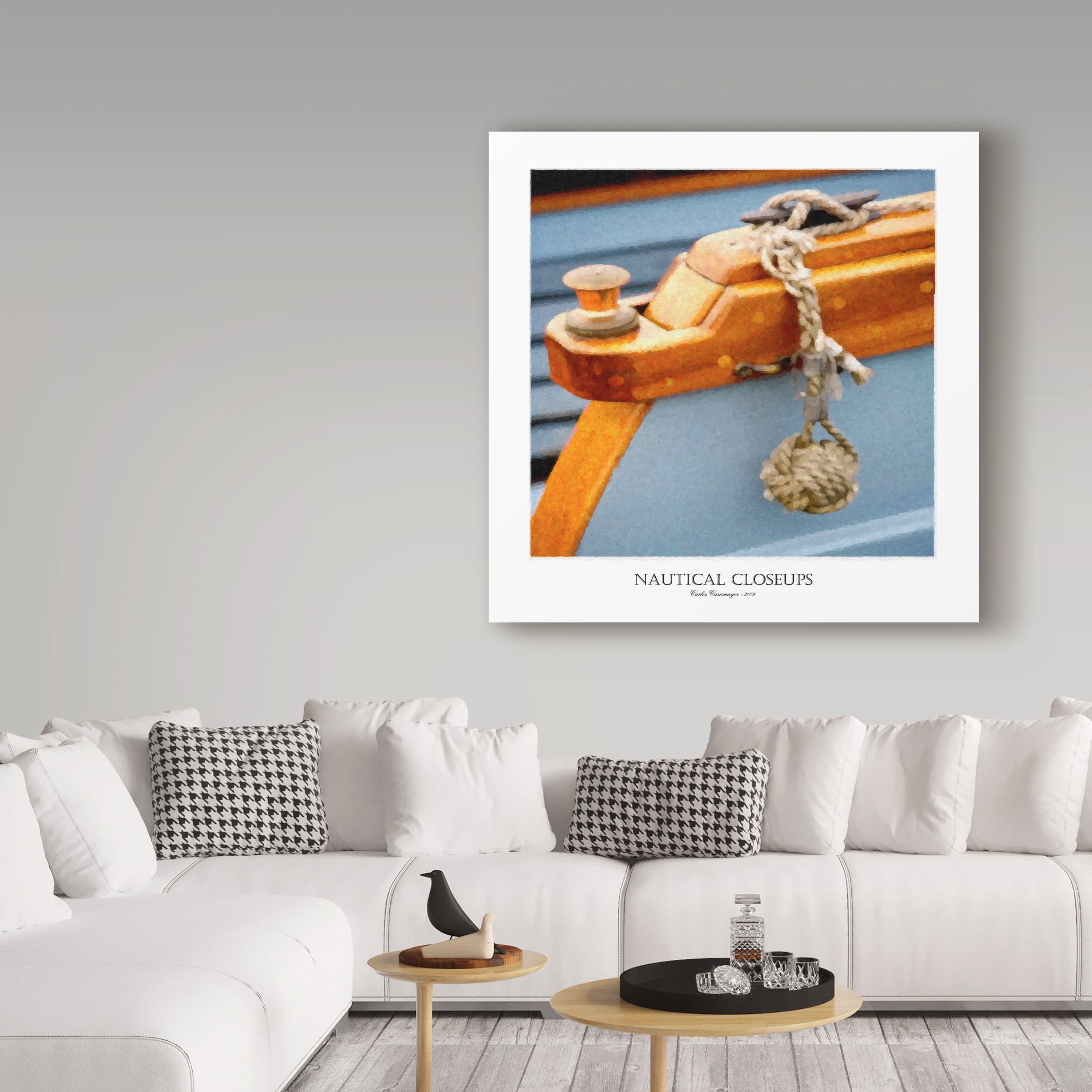Trademark Fine Art 'Nautical Closeups 4' Canvas Art by Carlos Casamayor