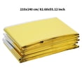 thumbnail image 4 of Survival Blanket, 5PCS Emergency Blanket Reflective  For First Aid For Camping For Marathons For Hiking Gold, 4 of 8