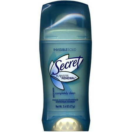 Secret Flawless Invisible Solid Antiperspirant/Deodorant Completely Clean 2.6 oz