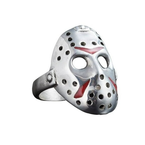 Friday The 13th Jason Mask Stainless Steel Band Ring Size 11