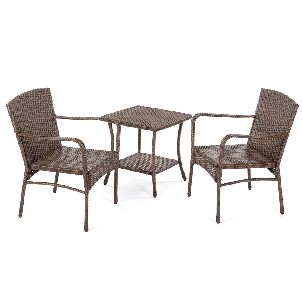 W Unlimited Leisure Collection Outdoor Garden Patio Furniture 3 PC