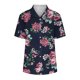 thumbnail image 4 of Blusa con estampado floral de manga corta con cuello en V para mujer OAVQHLG3B Store  lin121212, 4 of 4