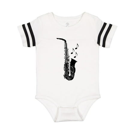

Inktastic Saxophone Musician Band Gift Idea Gift Baby Boy or Baby Girl Bodysuit