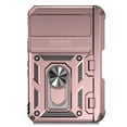 thumbnail image 3 of JTCASES for Google Pixel Fold Case, Heavy Duty Protection Magnetic Car Mount Rotating Stand [Slide Camera Window] Rugged Shockproof Anti-fall Shell for Google Pixel Fold, Rosegold, 3 of 9