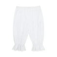 thumbnail image 4 of LiiYii Kids Girls Lolita Bloomers Maid Ruffle Pumpkin Pants Victorian Style Vintage Party Outfit White 4, 4 of 6