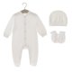 thumbnail image 1 of Monos sombrero de muselina guantes conjunto de ropa accesorios para sesión de fotos regalo de ducha infantil, 1 of 5