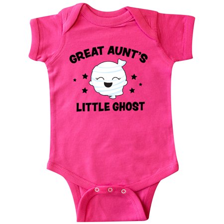 

Inktastic Cute Great Aunt s Little Ghost with Stars Gift Baby Girl Bodysuit