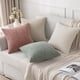 thumbnail image 4 of Fundas de almohada MIULEE de pana suave decorativa, 45 x 45 cm, color crema, 4 of 7