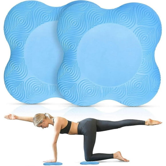 Yoga Knee Pad - Non-slip Yoga Mat, 2pcs Bolster Knee Pads for Exercise, Yoga Pilates Accessories_Perfect Gift
